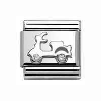 Nomination Composable Classic CZ Scooter Charm