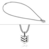 Nomination Metropolitan Enamel Black Arrow Necklace