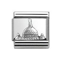 Nomination Composable Classic Oxidised St Peters Dome Charm
