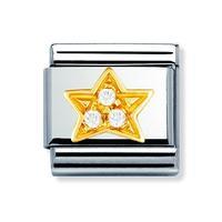 Nomination Composable Classic White Zirconia Star Charm