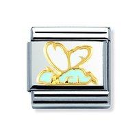 Nomination Composable Classic Gold and Enamel Blue Fairy Charm
