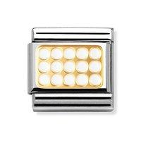 Nomination Composable Classic White Grill Charm