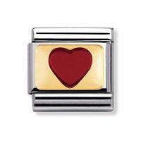 Nomination Composable Classic Red Heart Charm