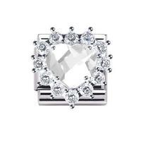 Nomination Composable Classic Royal White Heart Charm