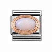 Nomination 9ct Rose Gold Composable Classic Pink Opal Charm