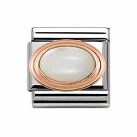 Nomination 9ct Rose Gold Composable Classic Mother of Pearl Charm