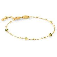 Nomination Bella Green Cubic Zirconia Gold Plated Bracelet