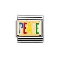 Nomination Composable Classic Multi-Coloured Peace Charm