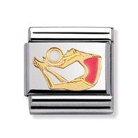 Nomination Composable Classic Gold and Enamel Gymnast With Ball charm