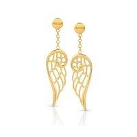 Nomination Angel Small Wing Earring In Yellow Gold