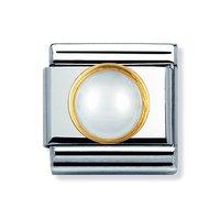 Nomination Composable Classic Round Mother of Pearl Charm