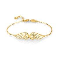 Nomination Angel Yellow Gold Double Wing Bracelet