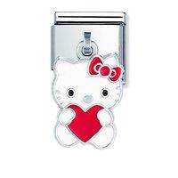 Nomination Composable Hello Kitty Red Bow and Heart Charm