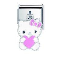 Nomination Composable Hello Kitty Pink Bow and Heart Charm