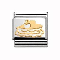 Nomination Composable Classic 18ct Gold Cake Slice Charm