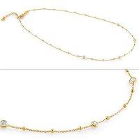 Nomination Bella Collection Yellow Gold Plated 42cm Zirconia Necklace