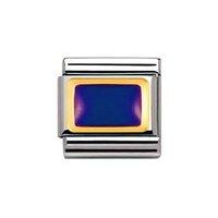 Nomination Composable Violet Rectangle Charm