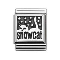 Nomination Composable Big Snow Cat Charm
