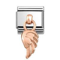 Nomination 9ct Rose Gold Composable Classic Hanging Angel Wing Charm