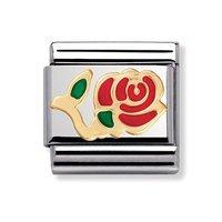 Nomination Composable Classic Red Rose Charm