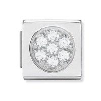 Nomination Composable Classic Royal White Zirconia Flower Charm