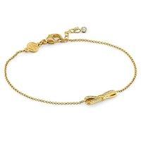 Nomination Gold Cubic Zirconia Bow Bracelet