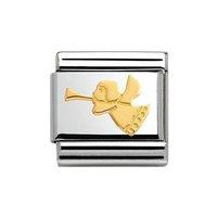 Nomination Composable Classic Gold Musical Angel Charm