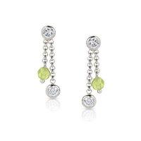 nomination bella green jade earrings