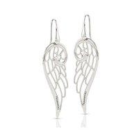 Nomination Angel Large Wing Hook Earring In Sterling Silver