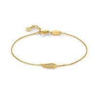 Nomination Angel Yellow Gold and Cubic Zirconia Wing Bracelet