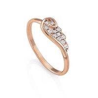 Nomination Angel Rose Cubic Zirconia Wing Ring