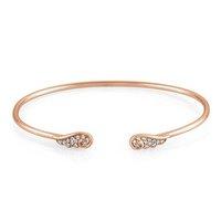 Nomination Rose Gold Cubic Zirconia Wings Bangle