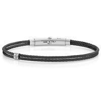 nomination portofino double black bracelet