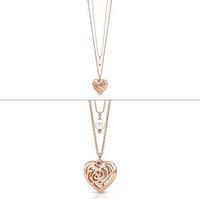 nomination roseblush collection brass copper heart pendent necklace