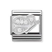 Nomination Composable Classic Silver Zirconia Butterfly Charm