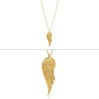 Nomination Gold Angel Wing Pendant Short Necklace