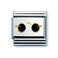 Nomination Composable Classic Gold and Enamel Sunglasses Charm