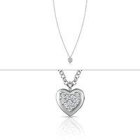 Nomination Stirling Silver CZ Heart Necklace