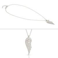 Nomination Silver Angel Wing Pendant Long Necklace