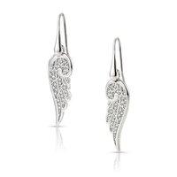 Nomination Silver Zirconia Angel Wing Drop Earrings