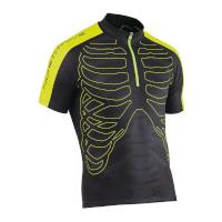 Northwave Skeleton Jersey - Black/Yellow - XXL