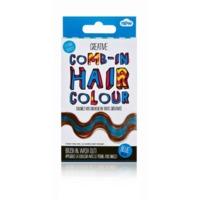 npw comb in hair colour blue