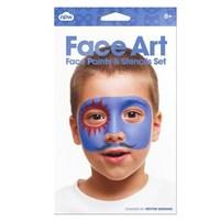 NPW Face Art Face Paint &amp; Stencils Set 1 kit