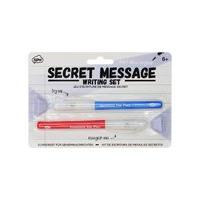 NPW Fun Secret Messages Invisible Ink Pen and UV Lamp Writing Set - Multicolour