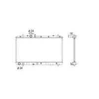 NRF 53581 Radiator, engine cooling