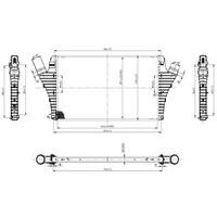 NRF 30858 Intercooler, charger