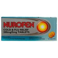 Nurofen Cold And Flu Tablets X 16