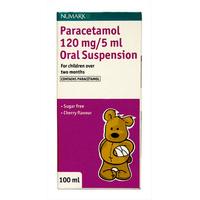 NUMARK Paracetamol 120mg/5ml oral suspension 100ml
