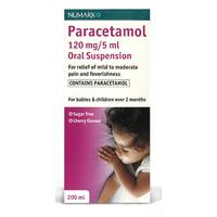 numark paracetamol suspension 3 months cherry flavour 200ml