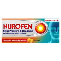 Nurofen Sinus Pressure and Headache Relief Tablets 24